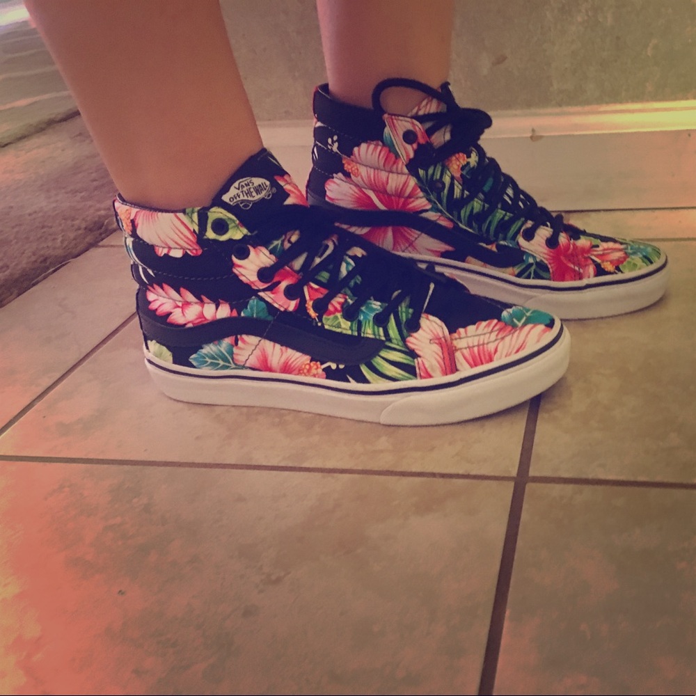 VANS Sk8 High-Slim Hawaiian Shoes