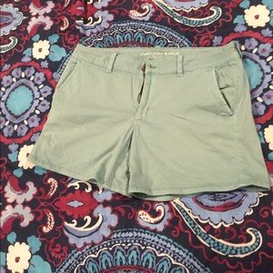 American eagle midi shorts-mint colored
