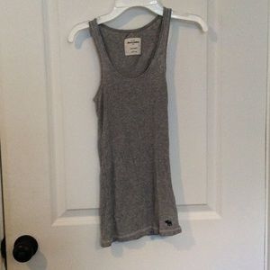 grey abercrombie kids tank top