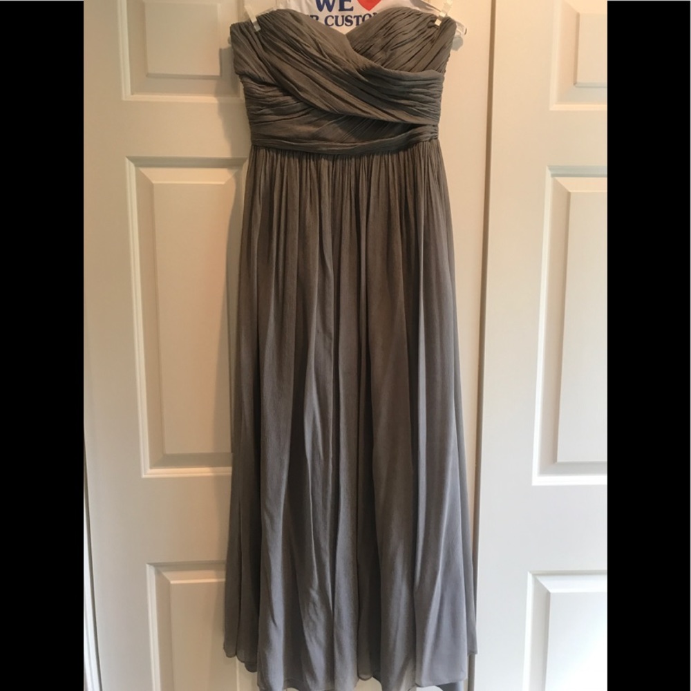 Grey Bridesmaid Dress