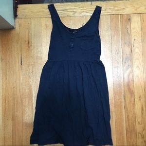 Navy pocket dress