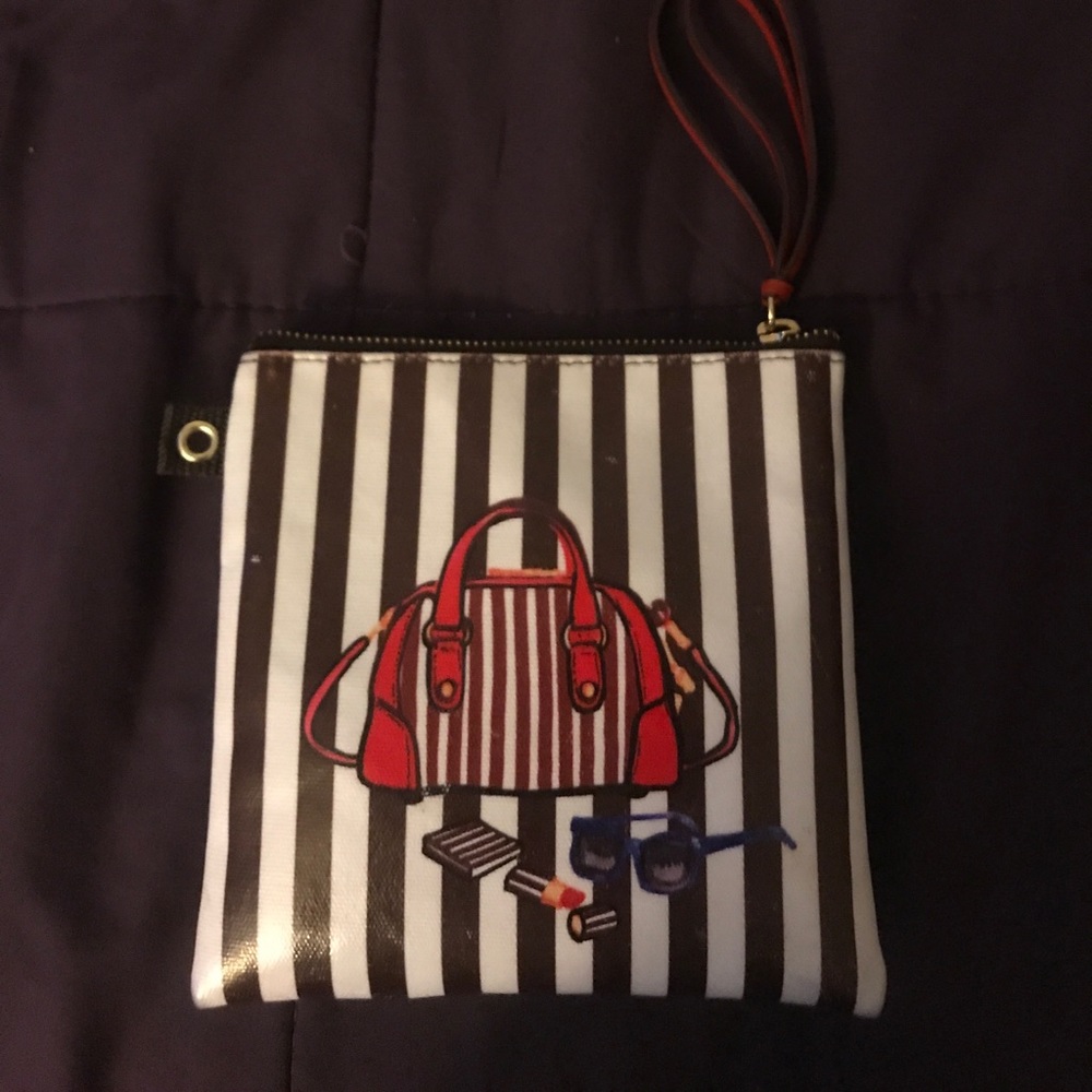 Henri Bendel small zip pouch