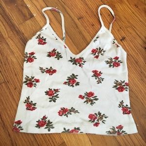 Flowered tank top