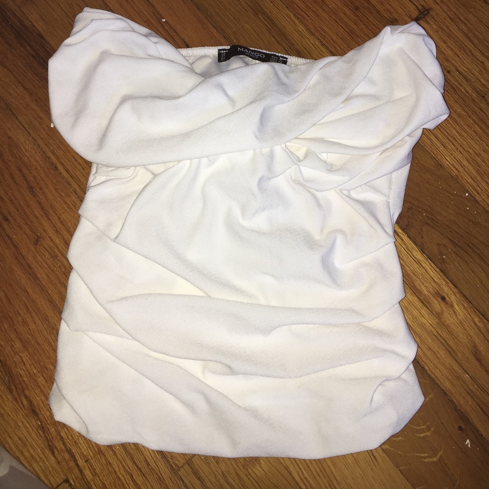 Ruffled tube top