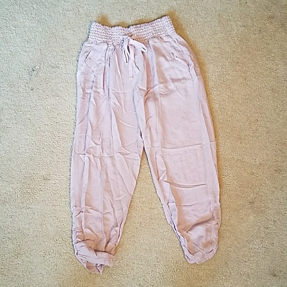 Pink capris