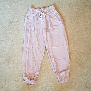 Pink capris