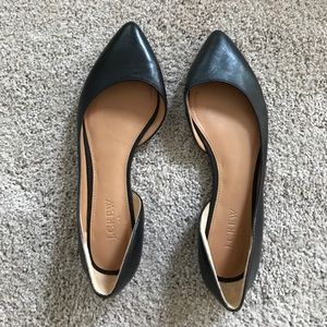 Black J. Crew flats