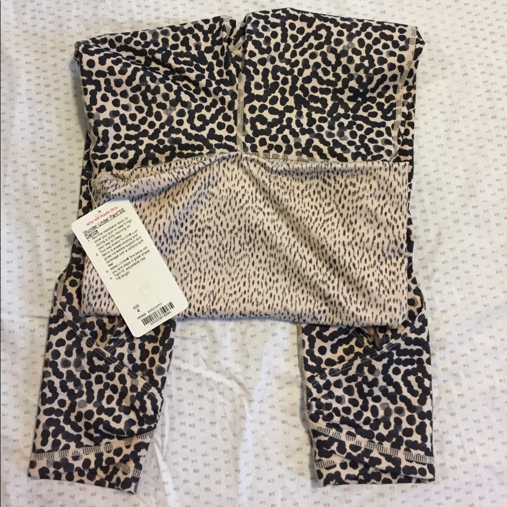 Lululemon NWT wunder under pant
