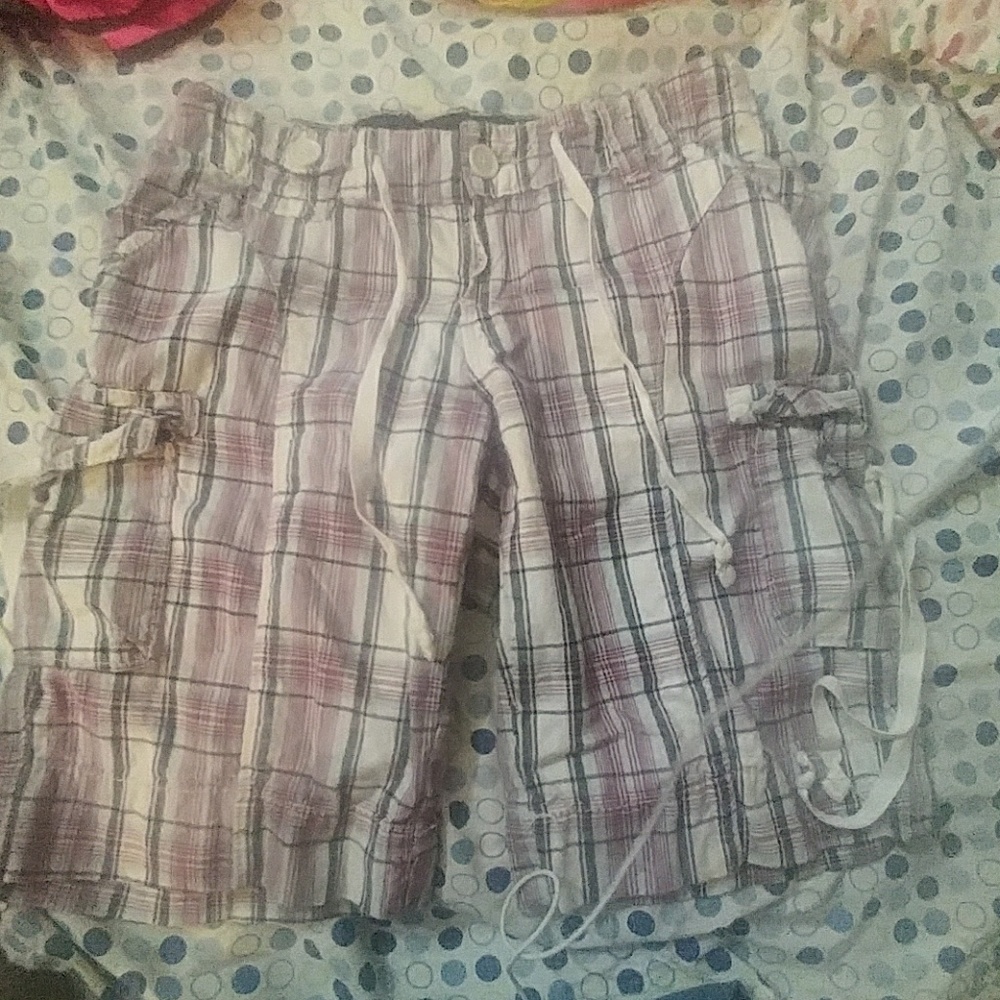 Plaid shorts