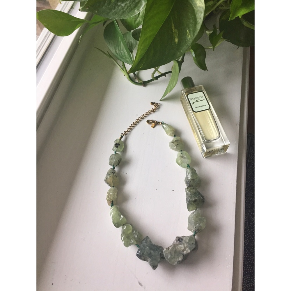 💎 Kenneth Jay Lane Natural Stone Necklace