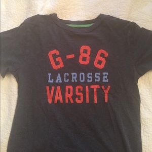 Boys Lacrosse Tee GAP size 8
