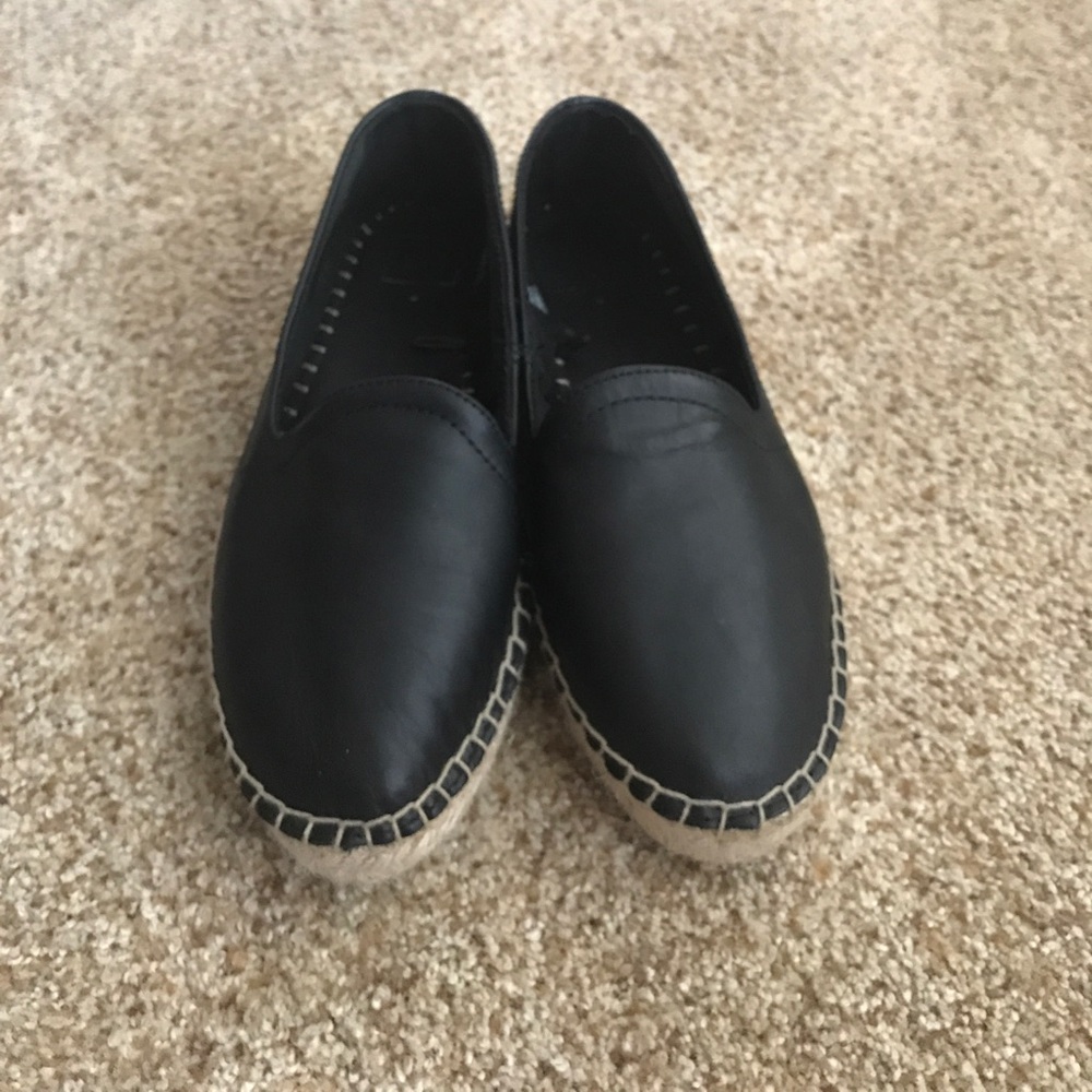 Gap Leather Loafer Espadrilles