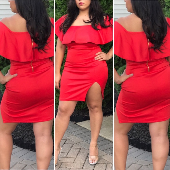 Short off the shoulder dress - Picture 1 of 1