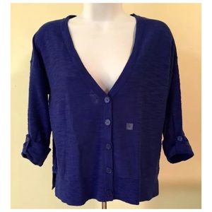 Brand new Express women's crop top blue M