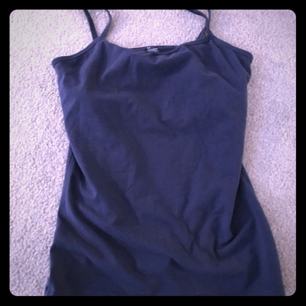 Navy Victoria's Secret tank, built in bra small
