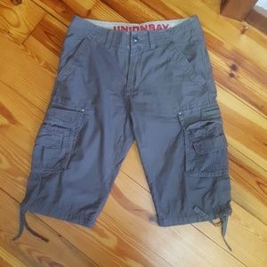 Unionbay men's gray cargo shorts size 30