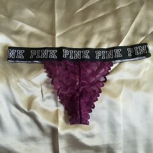 PINK Logo Thong