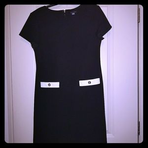 Tommy Hilfiger black white dress 12