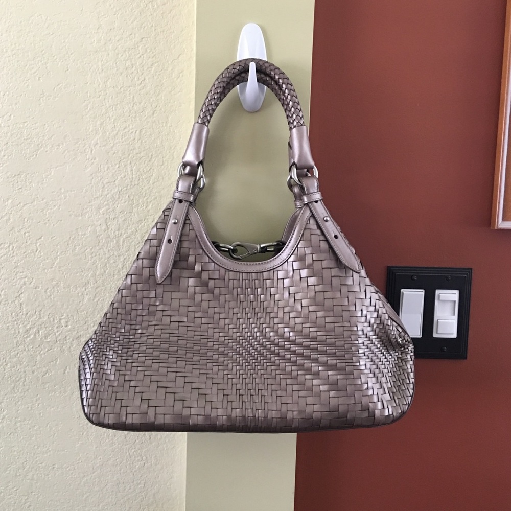 COLE HAAN AUTHENTIC CROSS STITCHED LEATHER