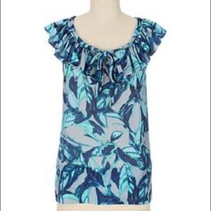 Anthropologie Water's Reflection Top by Ella Moss