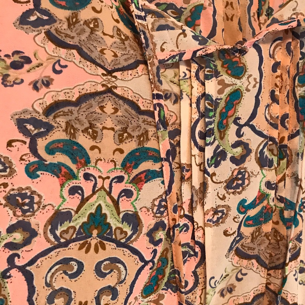 Thin multi color blouse super sexy