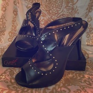 Carlos Santana Rockstar Black Heels