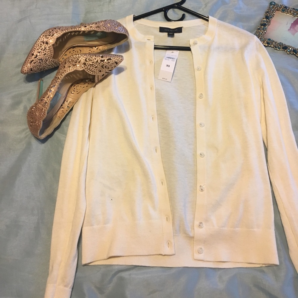 Cream cardigan