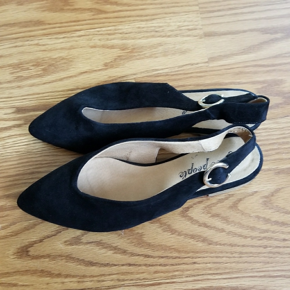 Free People Suede Flats