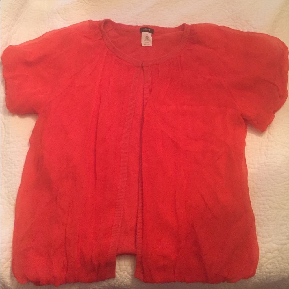 J. Crew silk top