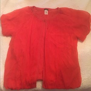 J. Crew silk top