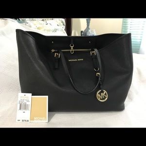 Black MK leather handbag