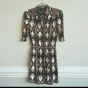 WHBM Snake Print Dress NWOT