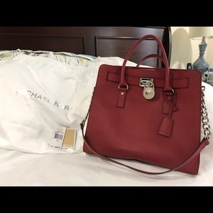 Red MK handbag