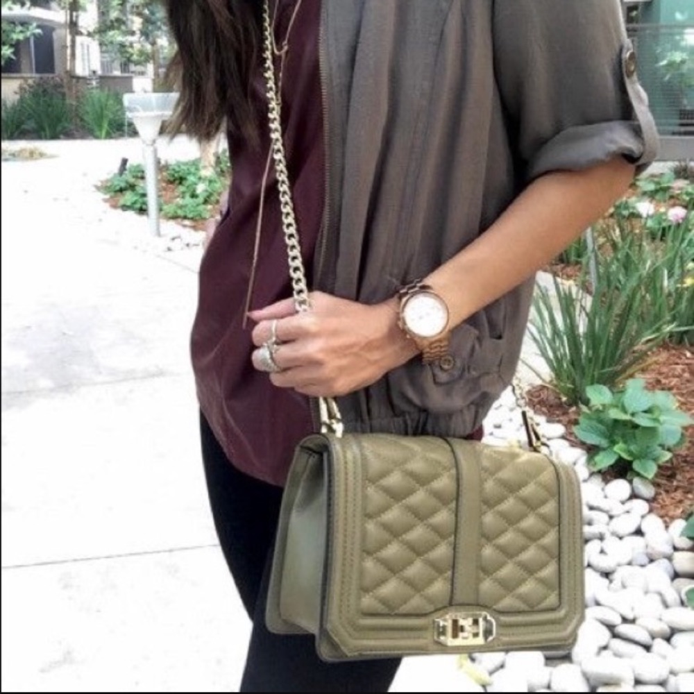 Rebeccca Minkoff Love Crossbody Army
