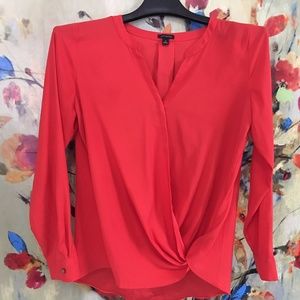 Ann Taylor Red Blouse