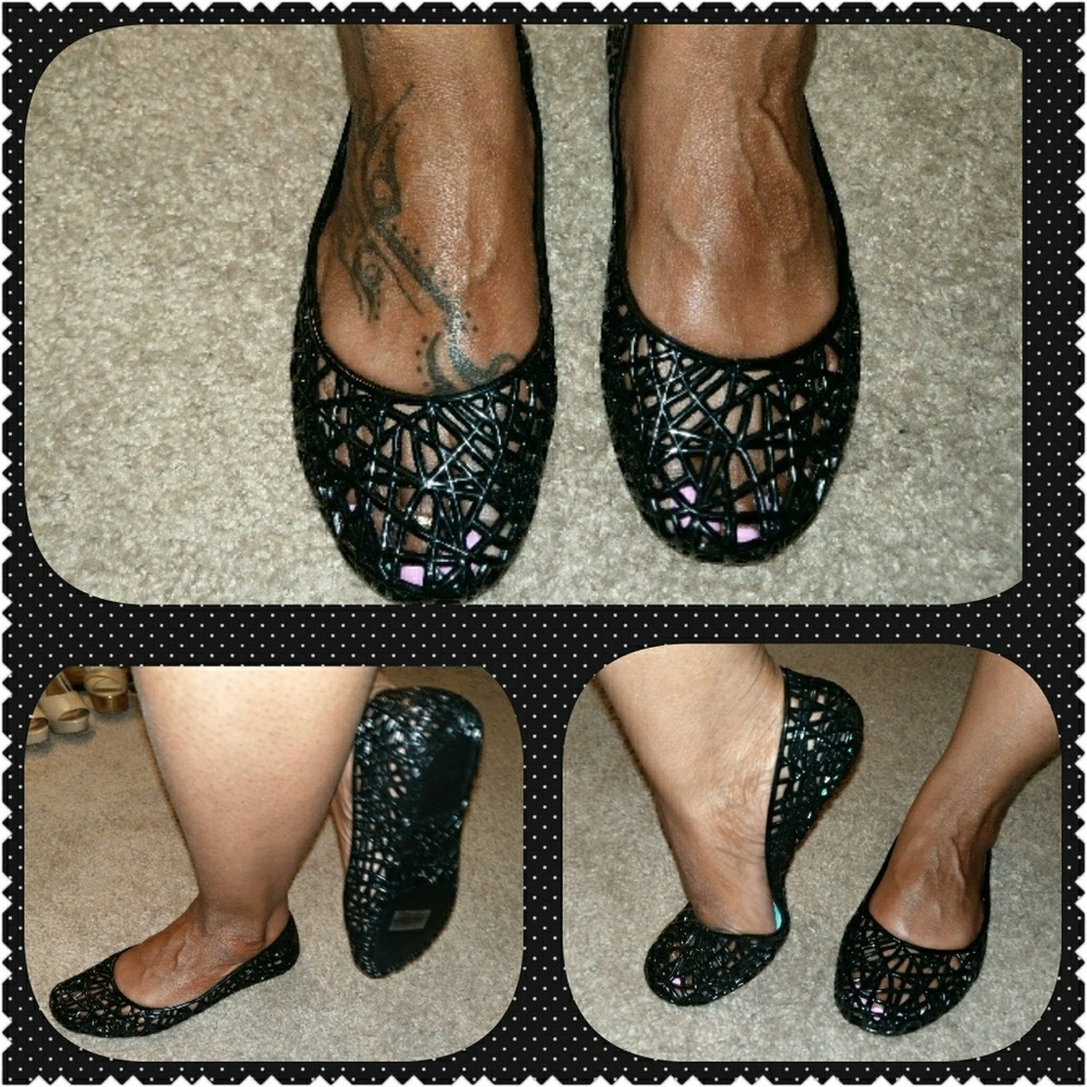 Black Jelly Flats