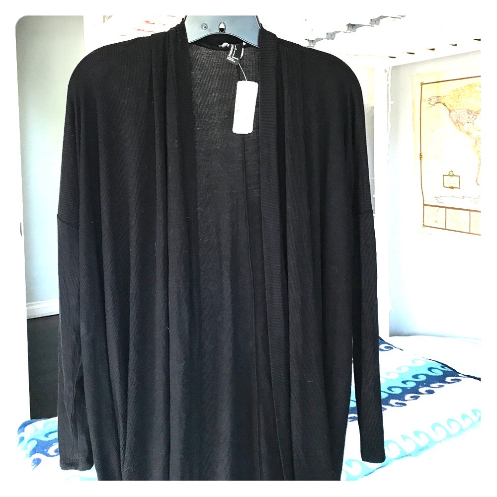 Knee length cardigan