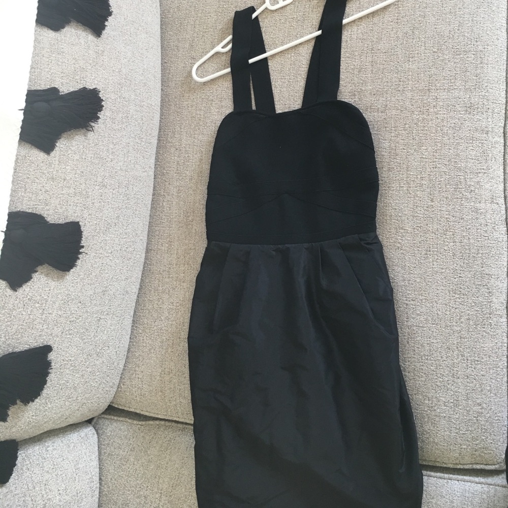 Alice and Olivia Cutout Back Pocket Dress XS