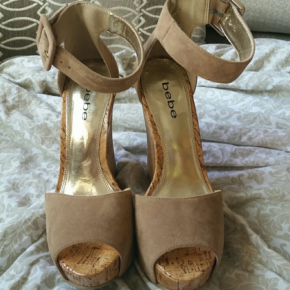 bebe wedges