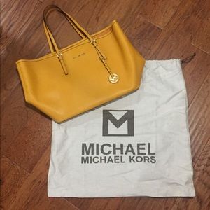 Michael Kors Mustard Yellow Tote