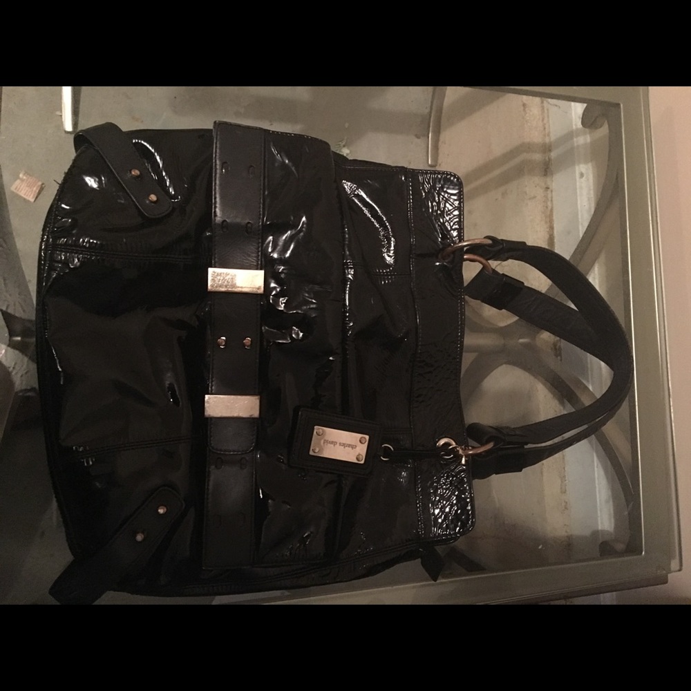 Charles David Patent Leather Tote
