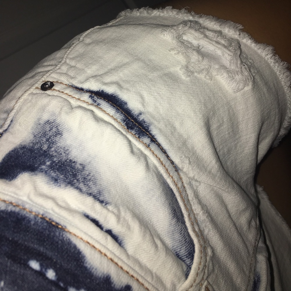 Denim shorts