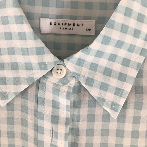 Equipment Front Button Silk Shirt - Picture 2 of 5