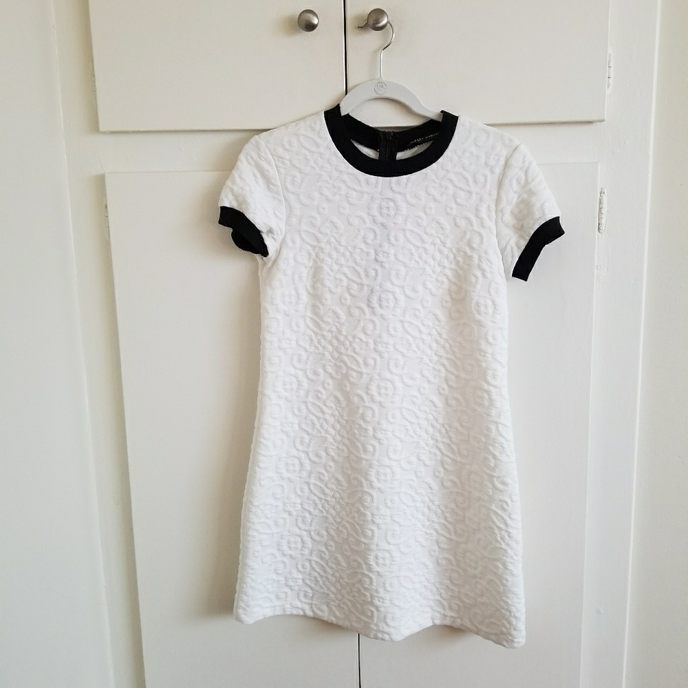 Zara White Patterned Dress