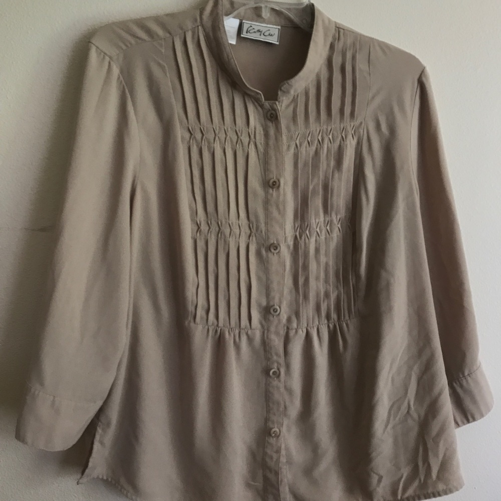 Loose Button Down Blouse