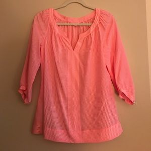 Lilly Pulitzer Pink/White Blouse