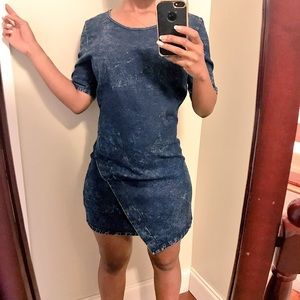 Forever 21 denim acid wash dress.