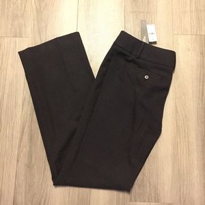 LOFT Marisa Navy-Grey Tweed Trouser