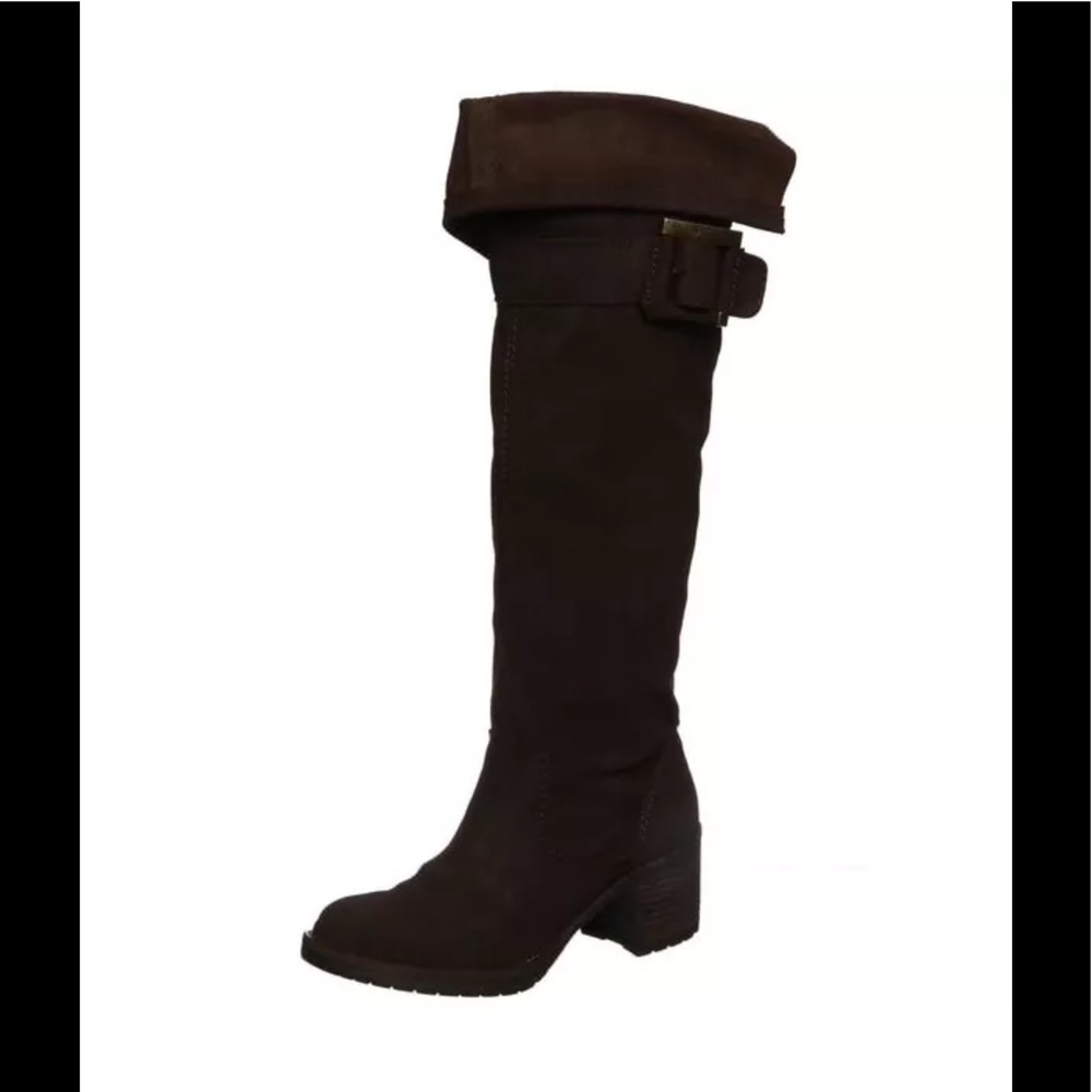 Zodiac Aussie over the knee leather boots Brown