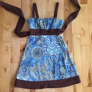 Patterned A-Line Sundress